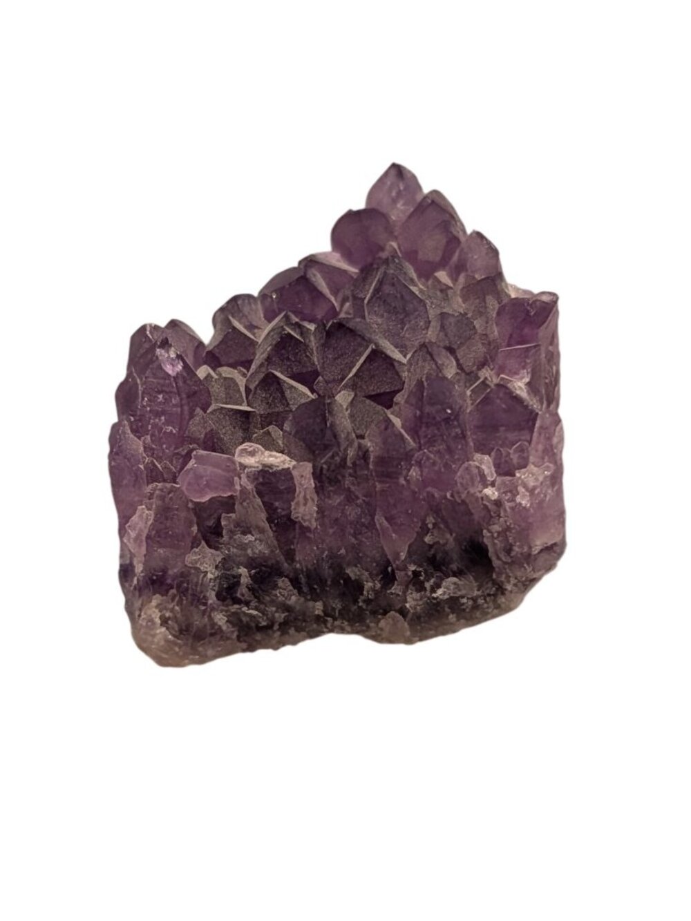 Natural Deep Purple Amethyst Crystal Cluster Decor Meditation Relaxation